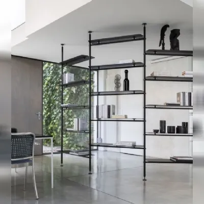 Libreria Levante Mogg in stile design in offerta