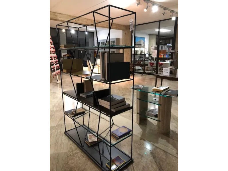 Libreria Lexington Bontempi in stile design a prezzi outlet