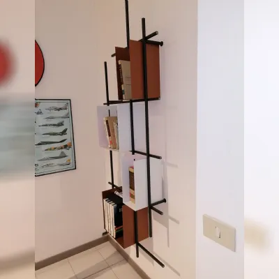 Libreria Libra in stile moderno di Pezzani in OFFERTA OUTLET