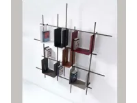 Libreria Libra Pezzani in stile design con forte sconto