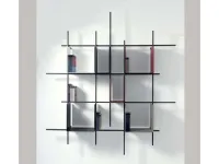 Libreria Libra Pezzani in stile design con forte sconto