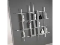 Libreria Libra Pezzani in stile design con forte sconto