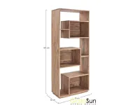 Libreria Libreria corbin Outlet etnico in stile design a prezzi outlet