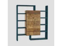 Libreria Dialma brown in legno in Offerta Outlet: scopri Libreria design