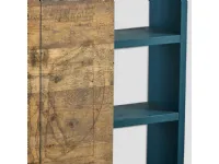 Libreria Dialma brown in legno in Offerta Outlet: scopri Libreria design