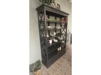 Libreria Dialma brown in legno a prezzo Outlet: scopri Libreria 