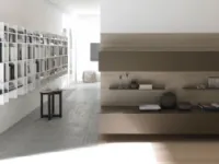 Libreria Libreria face in stile moderno di Modulnova in OFFERTA OUTLET