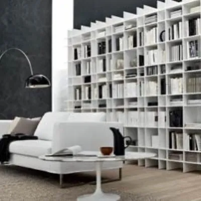 Libreria Libreria face in stile moderno di Modulnova in OFFERTA OUTLET