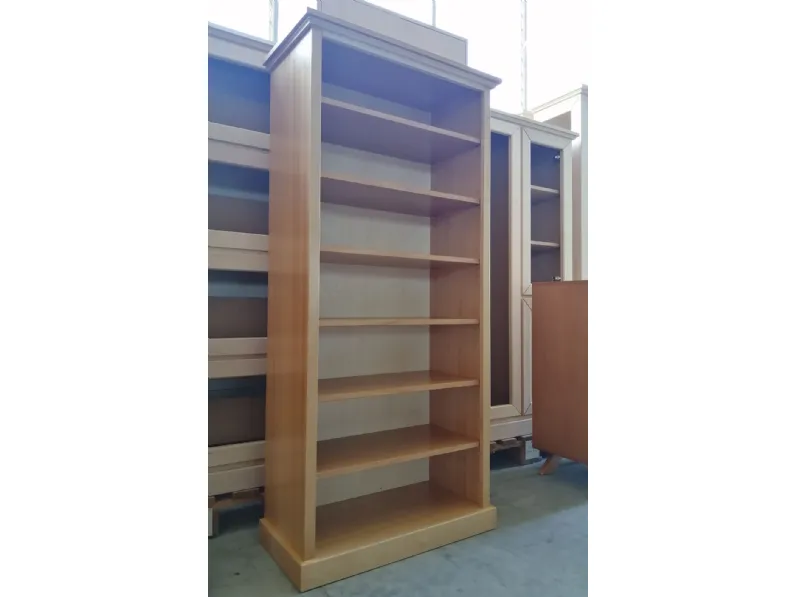 Libreria Libreria in legno stile classico Libreria in legno di Mirandola nicola e cristano in Offerta Outlet
