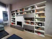 Libreria Libreria in stile moderno di Pianca in OFFERTA OUTLET