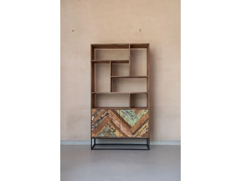 Libreria industrial rennes sfalsata   stile moderno Libreria industrial rennes sfalsata   di Outlet etnico in Offerta Outlet