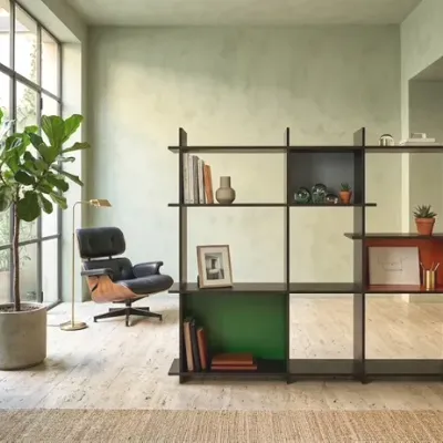 Libreria Libreria level 733/2 zanotta stile design di Zanotta scontata