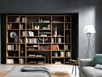 Libreria Artigianale in legno scontata -26%: scopri Libreria mix in legno massello