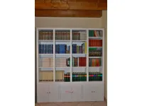 Libreria Libreria moderna in legno massello Mirandola nicola e cristano in stile moderno in offerta