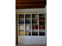 Libreria Libreria moderna in legno massello Mirandola nicola e cristano in stile moderno in offerta