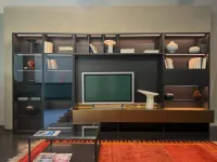 Libreria Libreria modo Sangiacomo in stile design a prezzi outlet