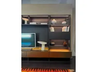 Libreria Libreria modo Sangiacomo in stile design a prezzi outlet