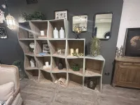 Libreria Libreria moduli  Dialma brown in stile design con forte sconto