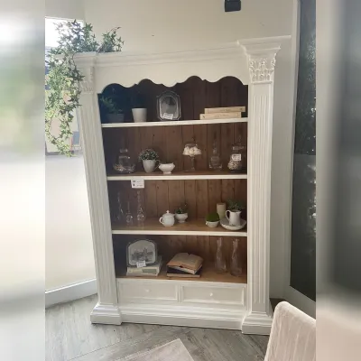 Libreria Libreria multiuso Dialma brown in stile classico in offerta