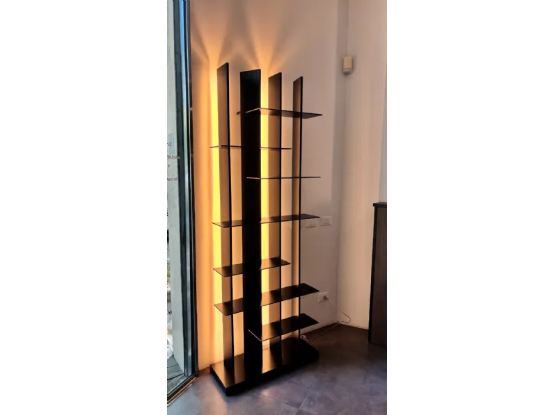 Libreria Flou in metallo in Offerta Outlet: scopri Libreria natevo flou modello cc light