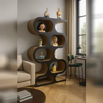 Libreria Libreria oldman stile design di Outlet etnico in offerta