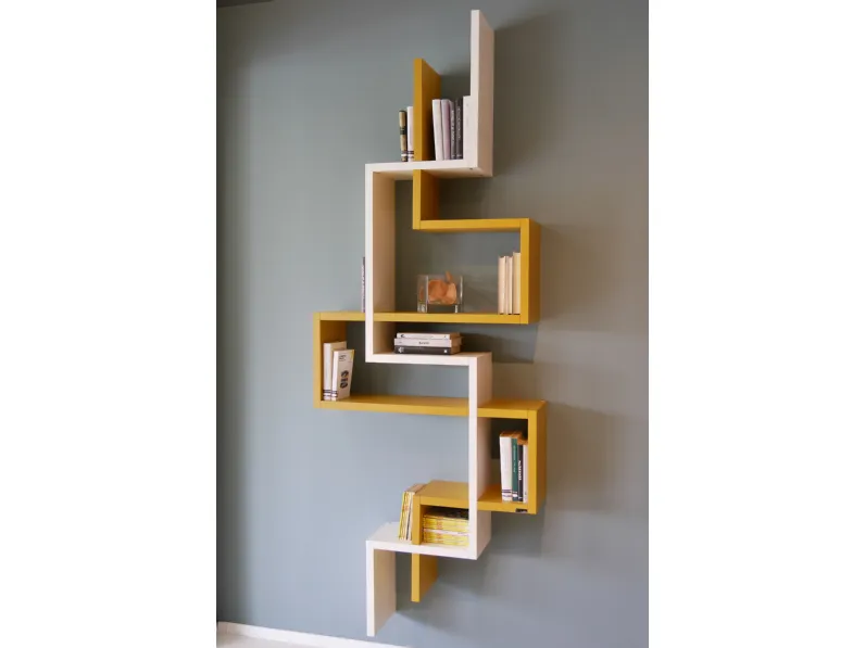 Libreria Linea in stile design di Lago in OFFERTA OUTLET 