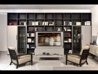 Libreria Living mod.delo Fratelli elli in stile moderno a prezzi outlet