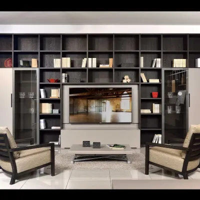 Libreria Living mod.delo Fratelli elli in stile moderno a prezzi outlet