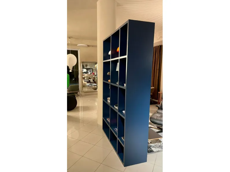 Libreria Novamobili in laccato opaco in Offerta Outlet: scopri Living system