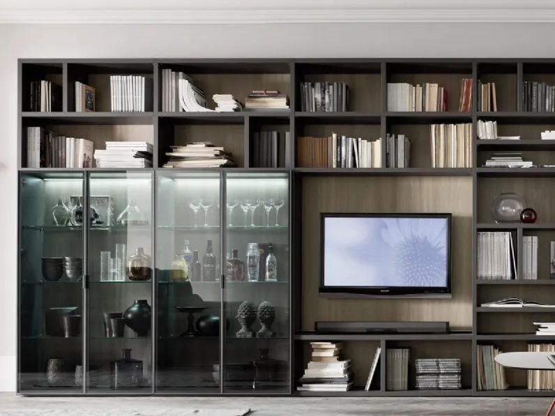 Libreria Logico 26 Orme in stile moderna con forte sconto