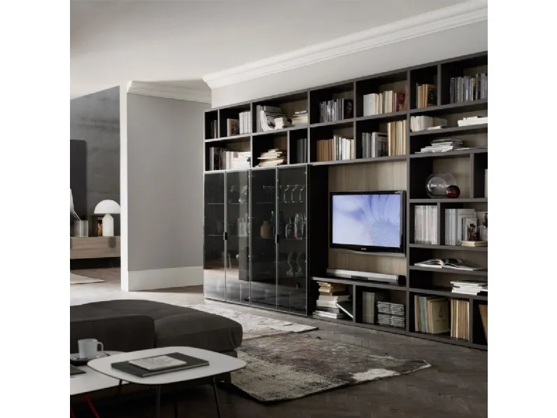 Libreria Logico 26 Orme in stile moderna con forte sconto