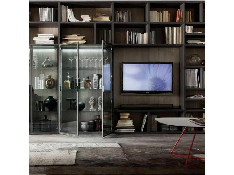 Libreria Logico 26 Orme in stile moderna con forte sconto