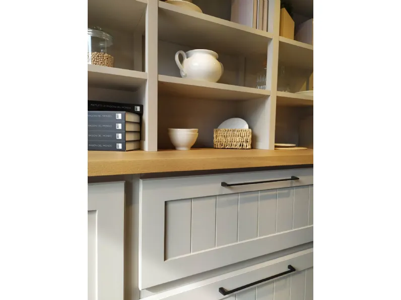 Libreria modello Provenza di Lube cucine in Offerta Outlet