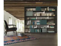 Libreria M6c85 stile design di Sangiacomo in offerta