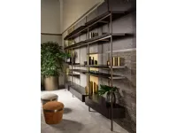 Libreria Macao in stile design di Cantori in OFFERTA OUTLET 