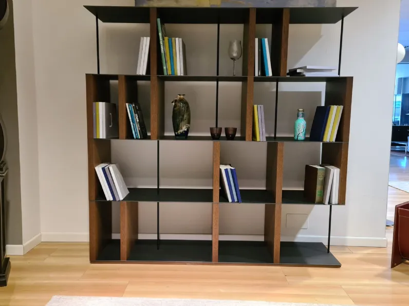 Libreria Manhattan Jesse in stile design a prezzi outlet