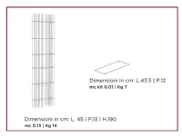 Libreria Metrica wall c in stile design di Mogg in OFFERTA OUTLET 