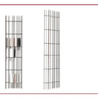 Libreria Metrica wall c stile design di Mogg scontata