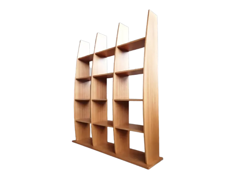 Libreria Libreria di design in legno Mirandola nicola e cristano in stile design a prezzi convenienti