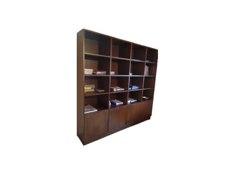 Libreria Mirandola nicola e cristano in legno in Offerta Outlet: scopri Libreria moderna weng