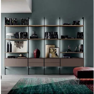 Libreria Mito 5.0 telaio muro Imab in stile moderno in offerta