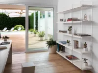 Libreria Mod vertical glass in stile design di Lion's in OFFERTA OUTLET