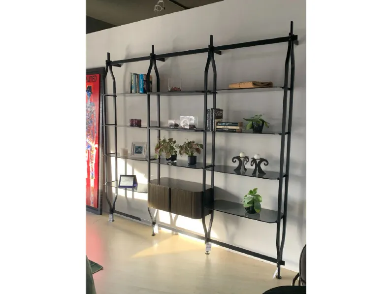 Libreria Bontempi in laccato opaco scontata -40%: scopri Charlotte