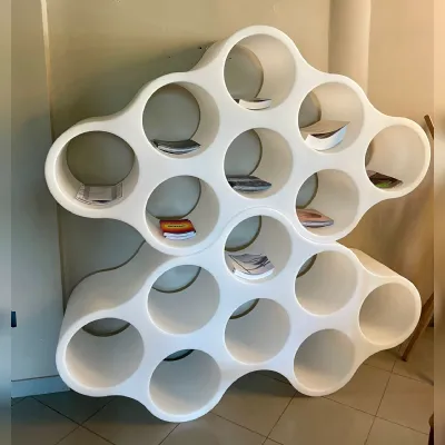 Libreria Cappellini in laccato opaco scontata -23%: scopri Cloud 