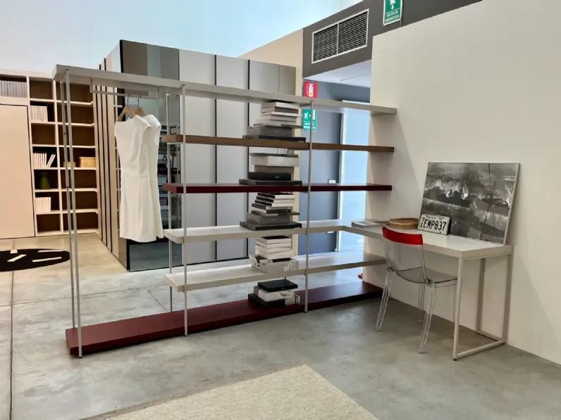 Libreria Tomasella in laccato opaco a prezzo Outlet: scopri Fortebraccio
