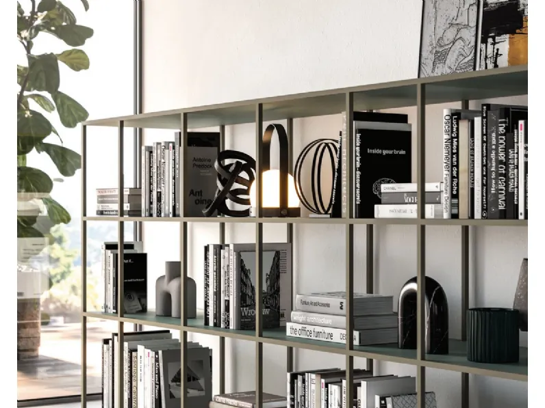 Libreria Grafic 01 in stile moderno di Orme in OFFERTA OUTLET 