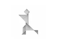 Libreria Lago tangram stile design di Lago scontata del 59%