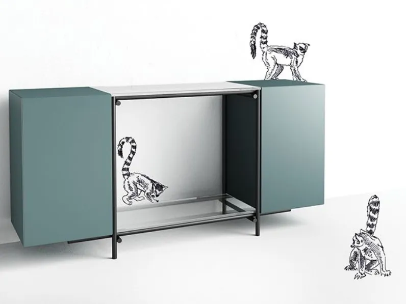 Libreria Libra Minotti in OFFERTA OUTLET. Design italiano!