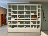 Libreria Libreria a muro bianca Battistella in stile moderna in offerta
