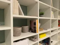 Libreria Libreria a muro bianca Battistella in stile moderna in offerta